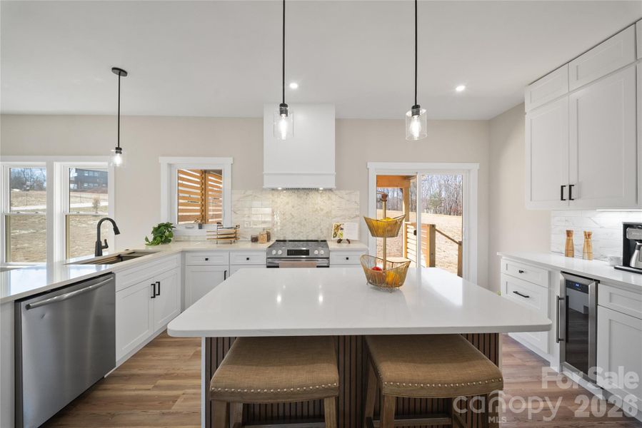 Furnished interior view inside a new home in , Asheville (Image 18).