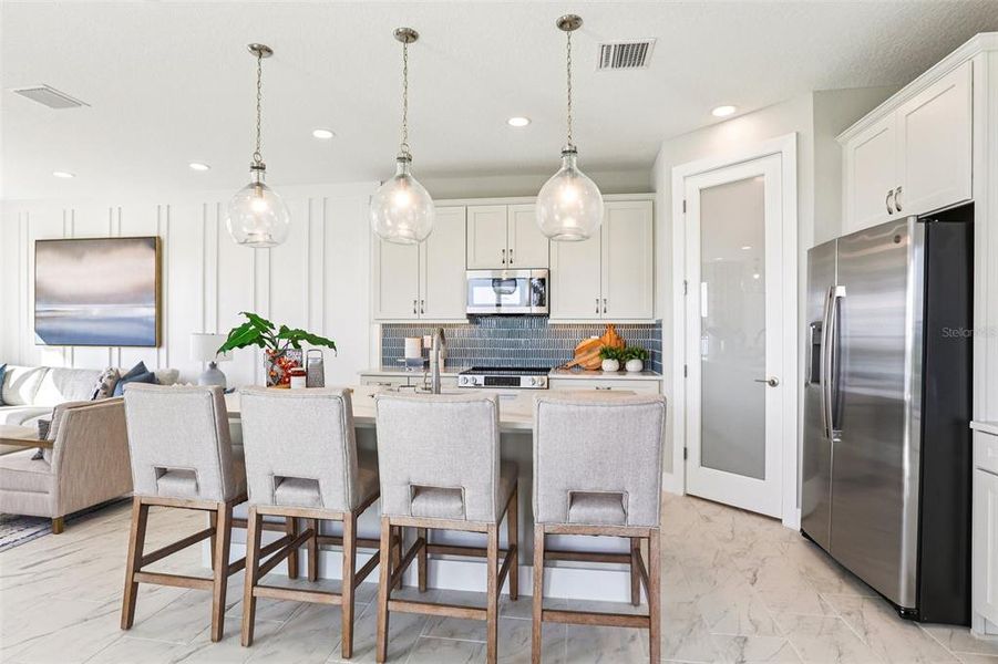 Furnished interior view inside a new home in , San Antonio (Image 18).