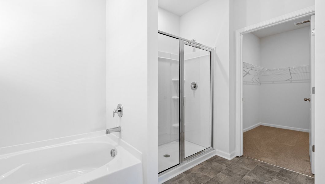 Furnished interior view inside a new home in Hunters Ridge, Woodruff (Image 14). Furnished interior view inside a new home in Hunters Ridge, Woodruff (Image 14).