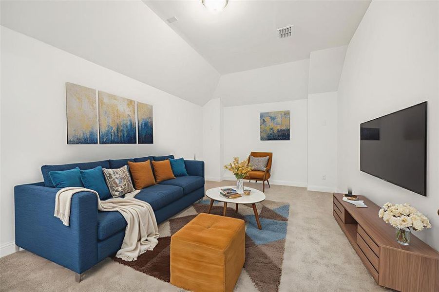 Furnished interior view inside a new home in , Prosper (Image 19). Furnished interior view inside a new home in , Prosper (Image 19).