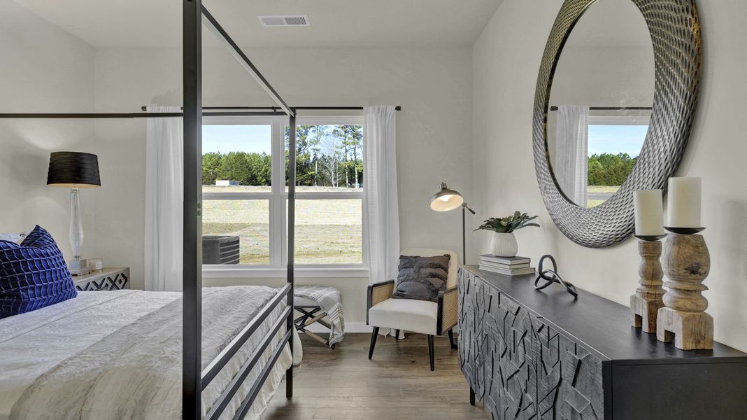 Furnished interior view inside a new home in Lone Oaks Farm, Cleveland (Image 26).