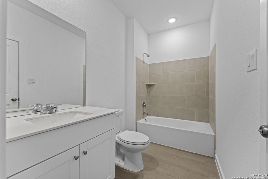 Furnished interior view inside a new home in Waterwheel: Coastline Collection, San Antonio (Image 2).