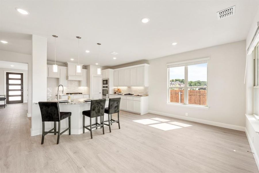 Furnished interior view inside a new home in Parks of Aledo, Aledo (Image 29).