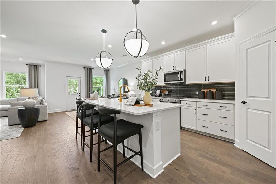 Furnished interior view inside a new home in Berkeley Mill, Cumming (Image 6).