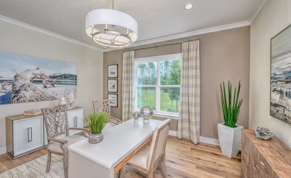 Furnished interior view inside a new home in SilverLeaf, St. Augustine (Image 50). Furnished interior view inside a new home in SilverLeaf, St. Augustine (Image 50).
