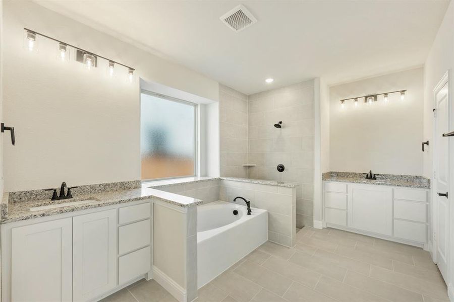 Furnished interior view inside a new home in Mockingbird Hills 60-65, Joshua (Image 14).