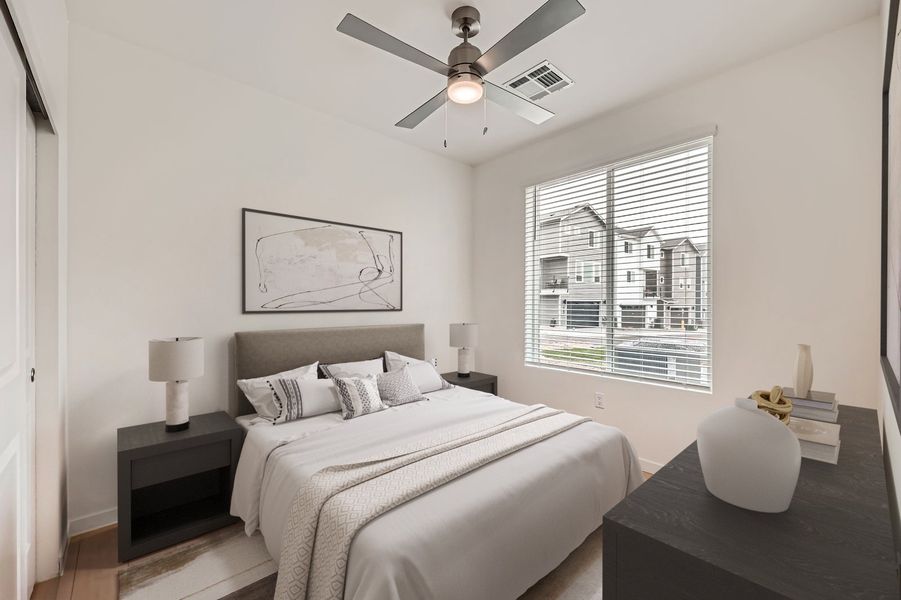Representative furnished interior of a home built from the Tymbre by Lokal Homes in The Residences at Victory Ridge, Colorado Springs (Image 9).