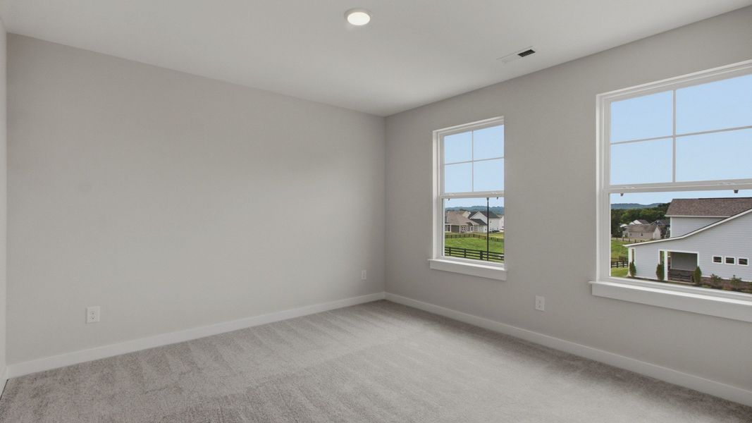 Separate secondary room with natural lighting from windows Separate secondary room with natural lighting from windows