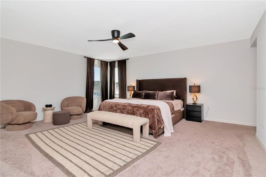 Furnished interior view inside a new home in Riverstone, Land O' Lakes (Image 10). Furnished interior view inside a new home in Riverstone, Land O' Lakes (Image 10).