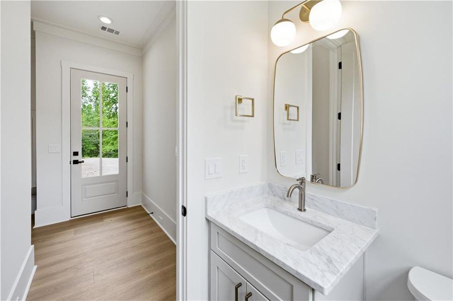 Furnished interior view inside a new home in , Monroe (Image 16).