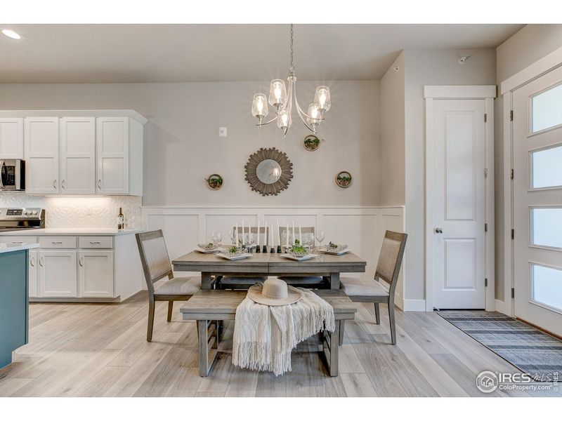 Furnished interior view inside a new home in Highlands at Fox Hill - The Towns, Longmont (Image 10).