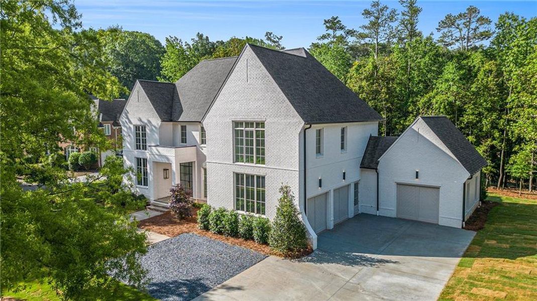 Front exterior of a new home in , Atlanta, GA, highlighting curb appeal (Image 35). Front exterior of a new home in , Atlanta, GA, highlighting curb appeal (Image 35).