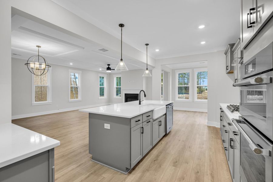 Furnished interior view inside a new home in Hewing Farms, Summerville (Image 8).
