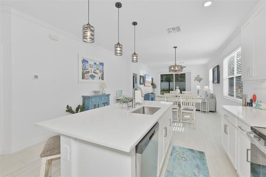 Furnished interior view inside a new home in Prosperity Lakes Active Adult, Parrish (Image 19).