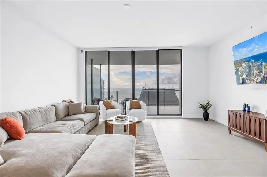 Furnished interior view inside a new home in , St. Petersburg (Image 55).