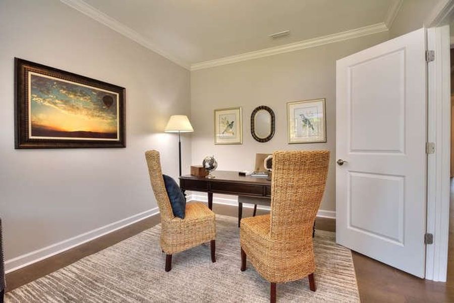 Representative furnished interior of a home built from the Hardwick by True Homes in Edgewater - Harbor Pointe, Lancaster (Image 12).