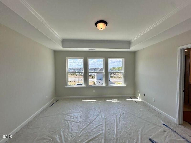 In-progress construction of a new home in Forestville Yard Townhomes, Knightdale, NC (Image 13).