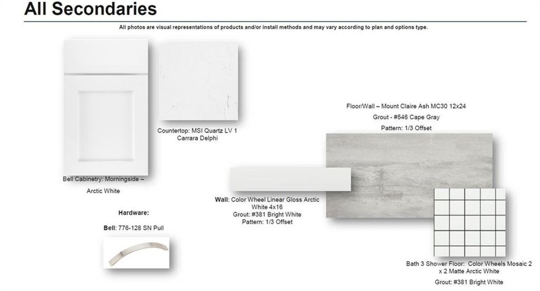 Sample of building materials used in homes in Byers Park, Alpharetta (Image 39).