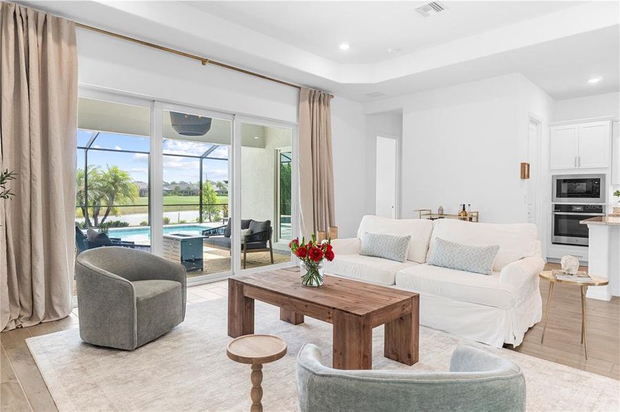 Furnished interior view inside a new home in , Punta Gorda (Image 16).