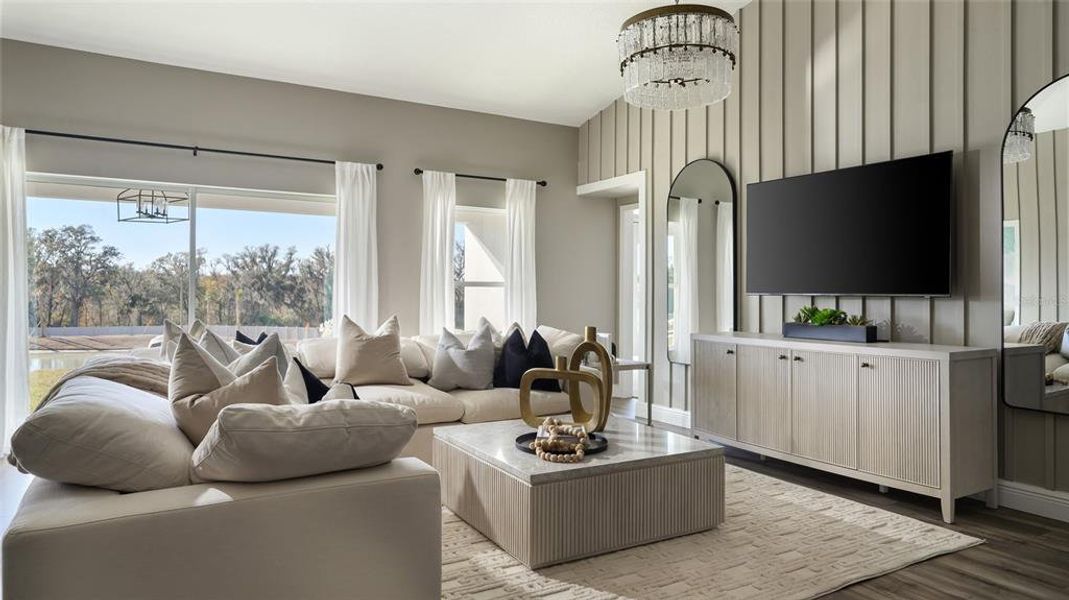 Furnished interior view inside a new home in Pasadena Landing, Wesley Chapel (Image 5).