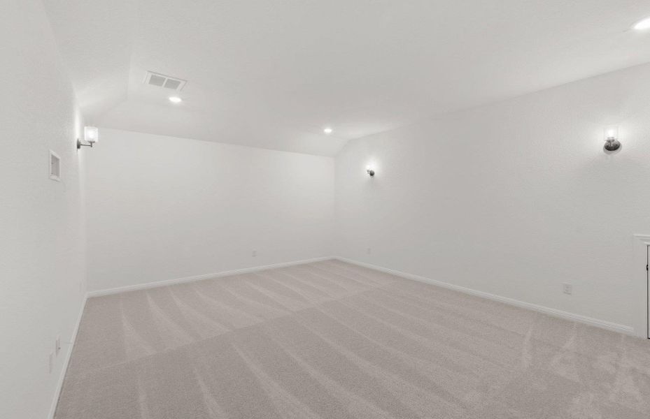 Spacious, unfurnished interior of a new home in Saddleback at Santa Rita Ranch, Liberty Hill (Image 30). Spacious, unfurnished interior of a new home in Saddleback at Santa Rita Ranch, Liberty Hill (Image 30).