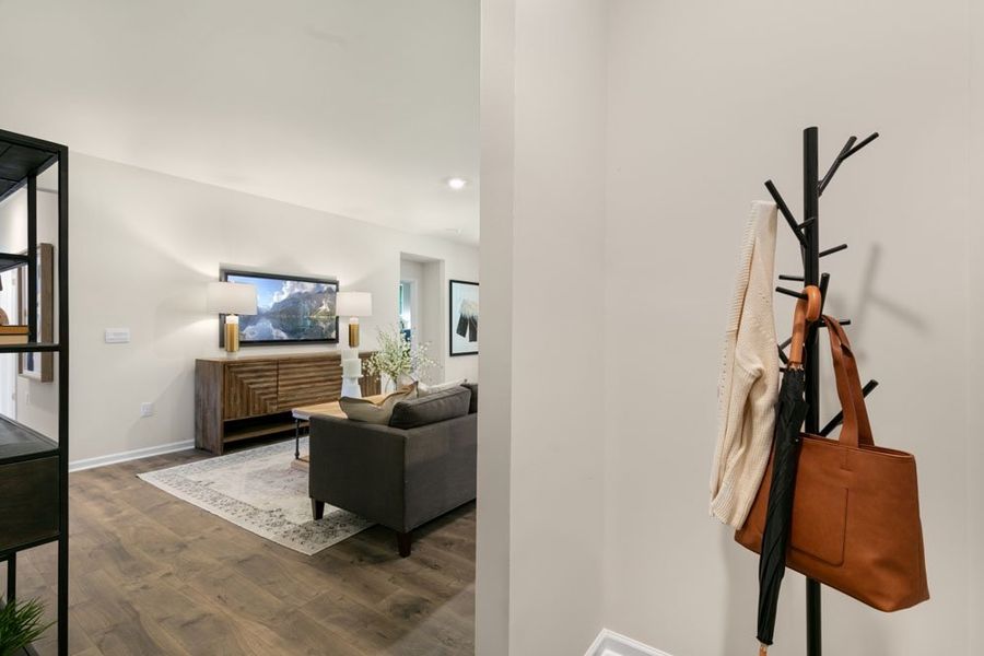 Representative furnished interior of a home built from the BOOTH by D.R. Horton in Gretchen Pines, West End (Image 16).