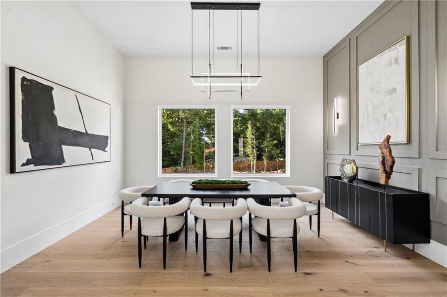 Furnished interior view inside a new home in , Auburn (Image 7).
