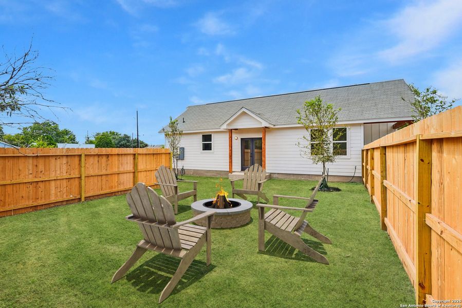Exterior details and patio area of a home in , San Antonio (Image 33). Exterior details and patio area of a home in , San Antonio (Image 33).