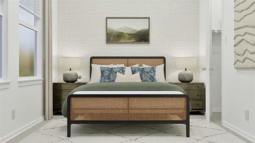 Furnished interior view inside a new home in Anniston, Katy (Image 33).