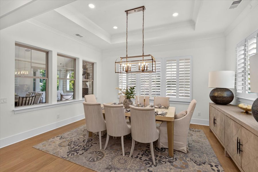Furnished interior view inside a new home in Riverchase Estates, Lancaster (Image 22).