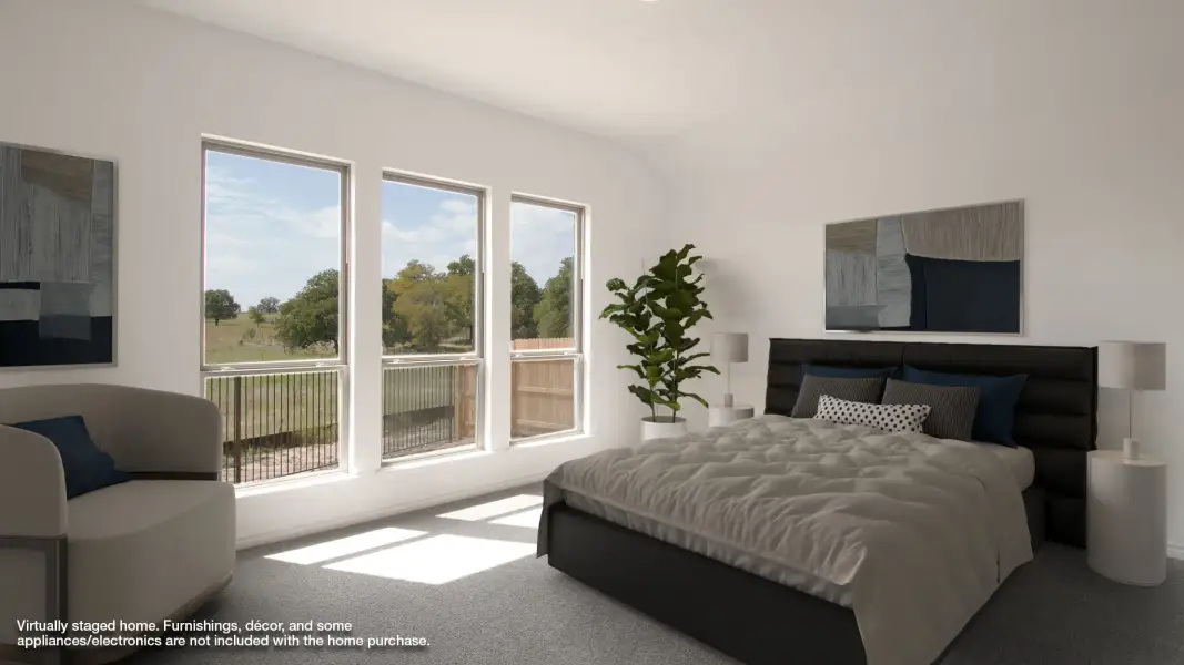 Furnished interior view inside a new home in The George, Richmond (Image 4).