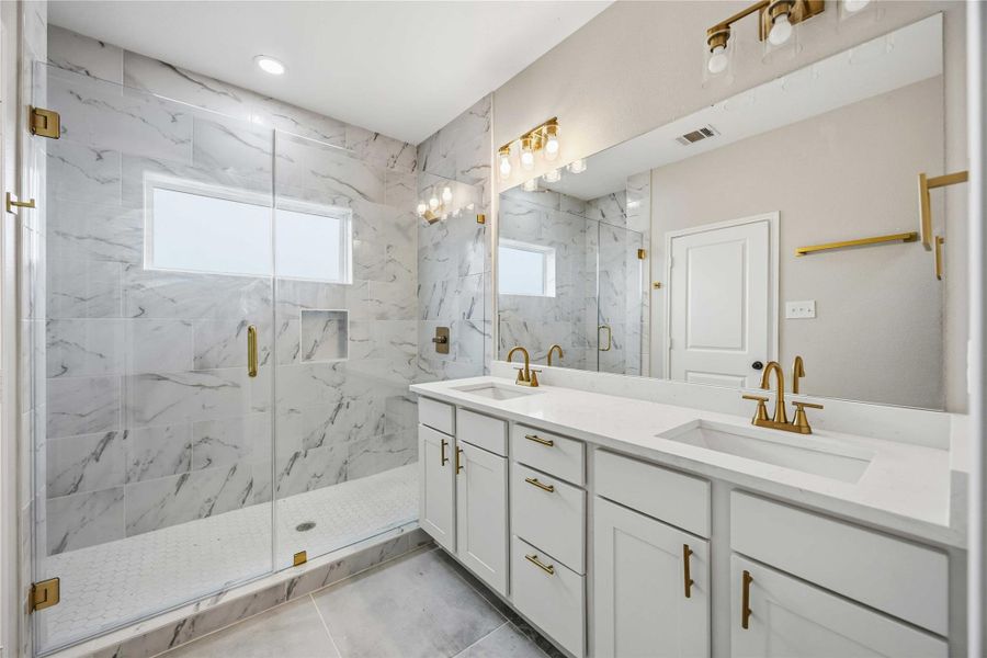 Furnished interior view inside a new home in , Houston (Image 8).