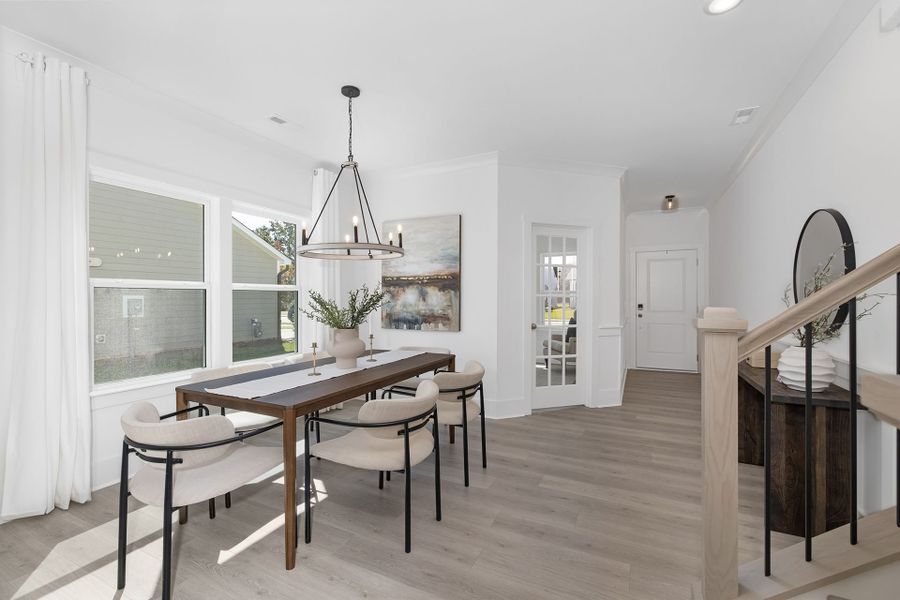 Furnished interior view inside a new home in Stonebridge Fairways, Monroe (Image 9).