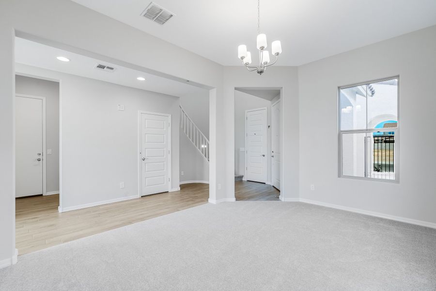 Representative unfurnished interior of a home built from the Revere by Taylor Morrison in Allen Ranches Expedition Collection, Litchfield Park (Image 20). Representative unfurnished interior of a home built from the Revere by Taylor Morrison in Allen Ranches Expedition Collection, Litchfield Park (Image 20).