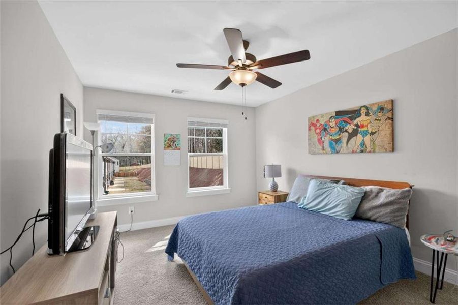 Furnished interior view inside a new home in The Village at Towne Lake, Woodstock (Image 17).