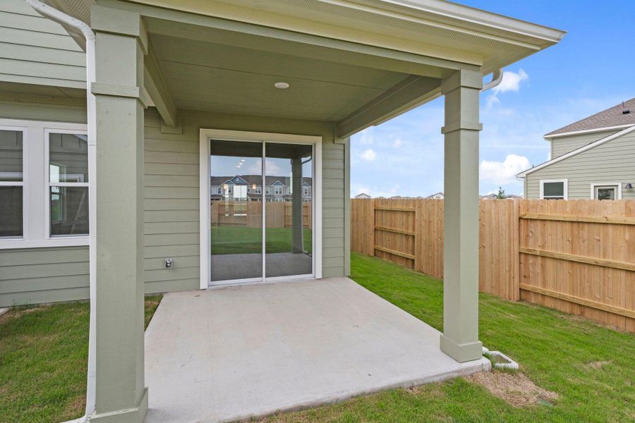 Rear Covered Patio Rear Covered Patio