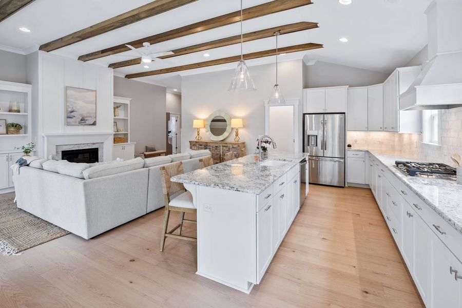 Representative furnished interior of a home built from the Beckett by Bill Clark Homes in Riverside Cove, Wilmington (Image 42).