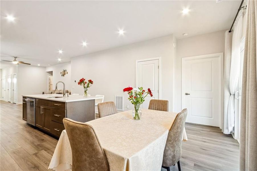 Furnished interior view inside a new home in , Hoschton (Image 19).