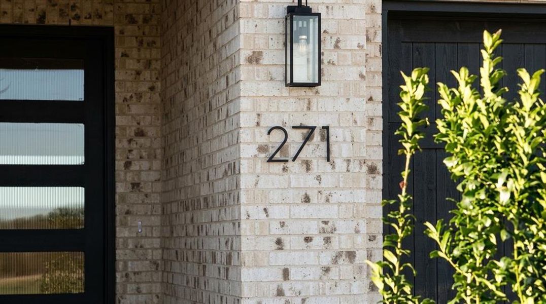 Exterior details and patio area of a home in , Aledo (Image 3).