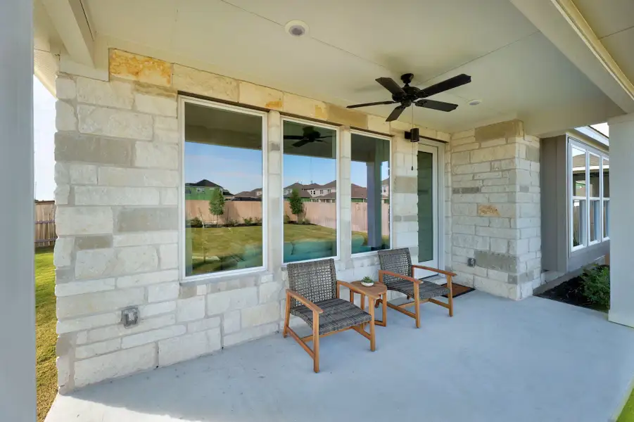 Representative exterior details of a home built from the Lanport by Scott Felder Homes in Flora, Hutto (Image 3).