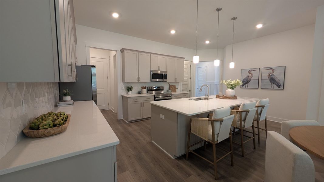 Furnished interior view inside a new home in Long Bay Golf Club, Longs (Image 6).