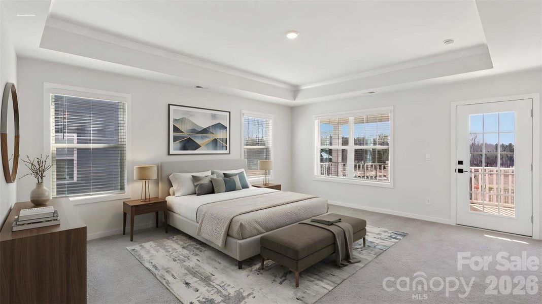 Furnished interior view inside a new home in Oak Grove Hill, Huntersville (Image 8).