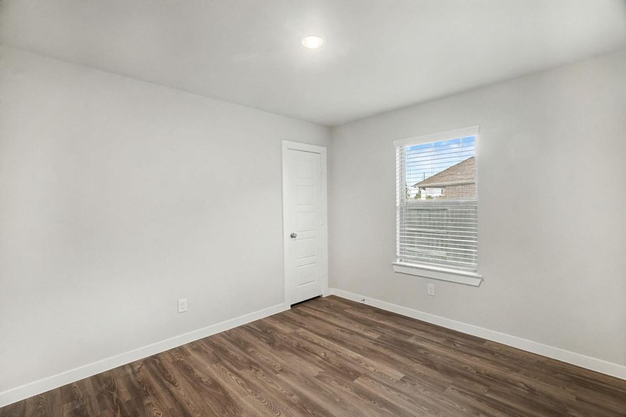 Secondary bedroom with great closet space. Secondary bedroom with great closet space.