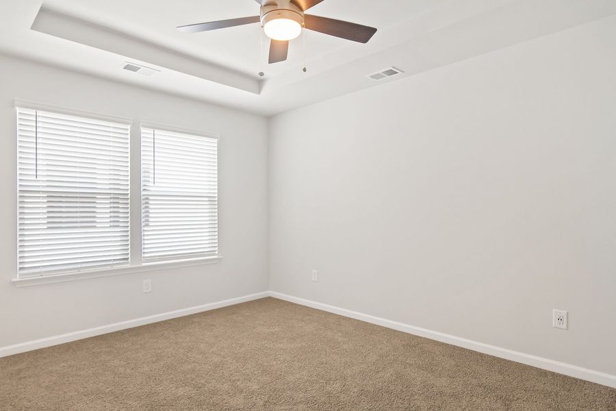 Spacious, unfurnished interior of a new home in The Mill at Woodcreek Farms, Elgin (Image 57). Spacious, unfurnished interior of a new home in The Mill at Woodcreek Farms, Elgin (Image 57).