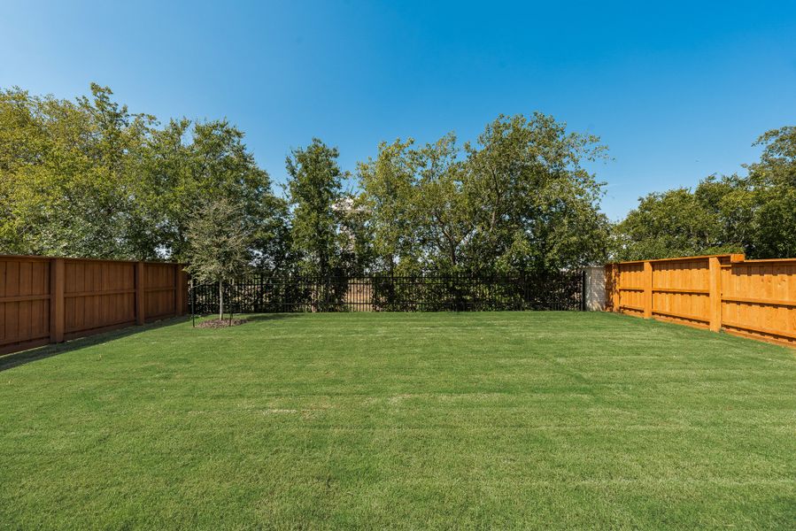 Exterior details and patio area of a home in Fields - 50' Lots, Frisco (Image 3).