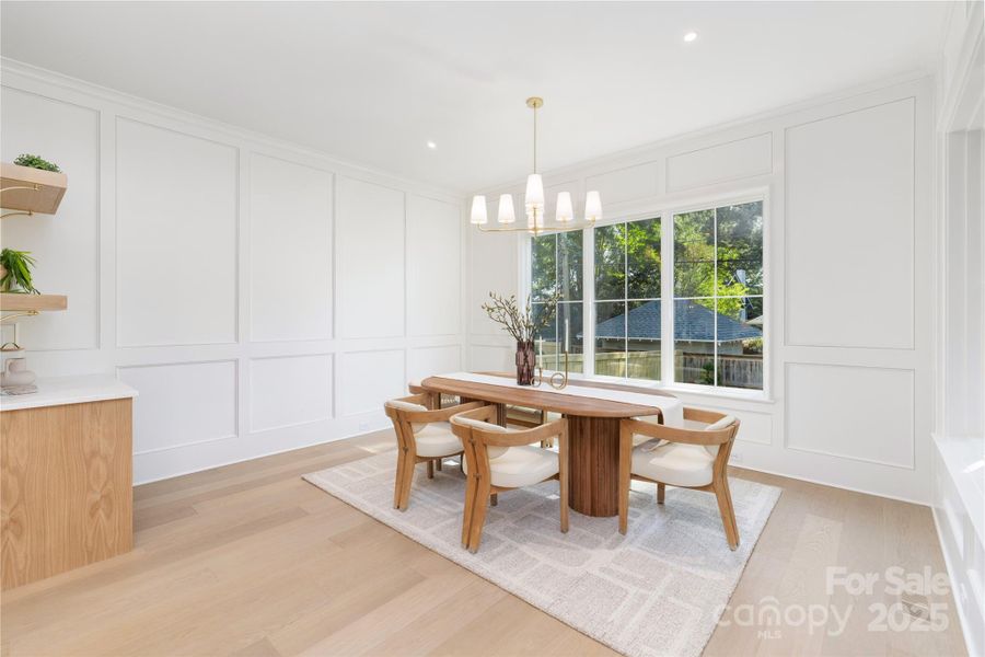 Furnished interior view inside a new home in , Charlotte (Image 17).