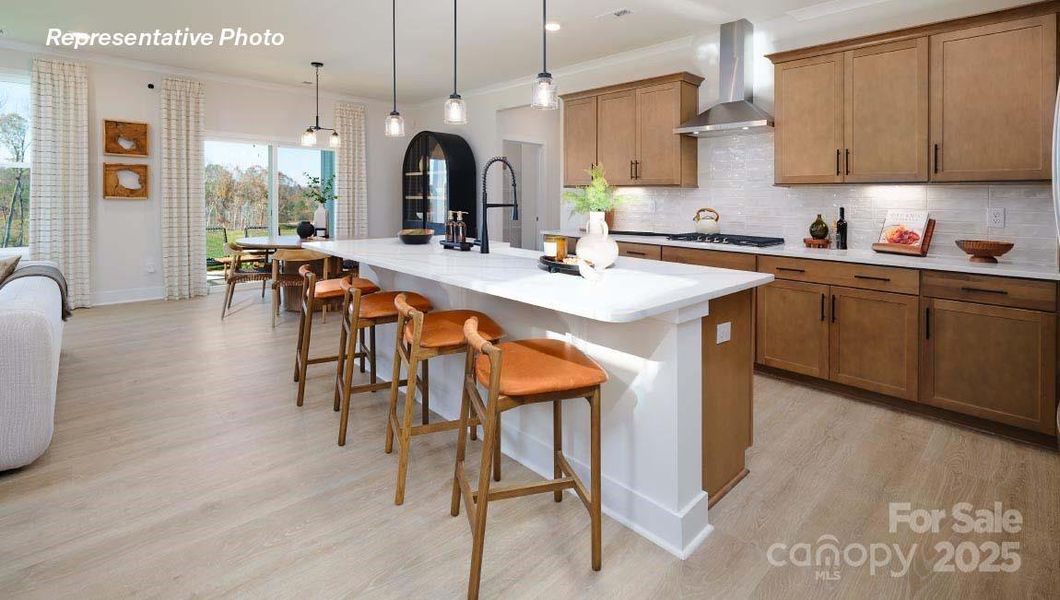 Furnished interior view inside a new home in Westport, York (Image 39).