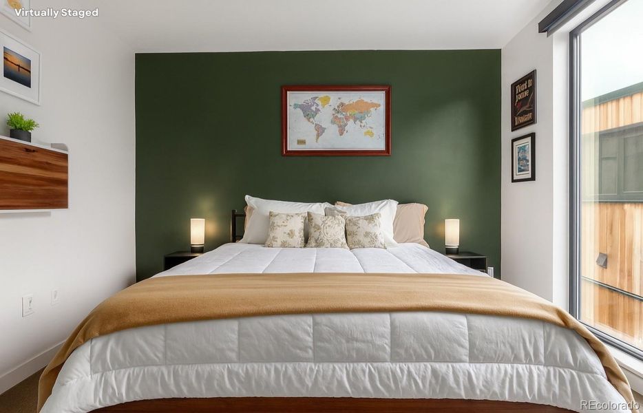 Furnished interior view inside a new home in , Denver (Image 10).