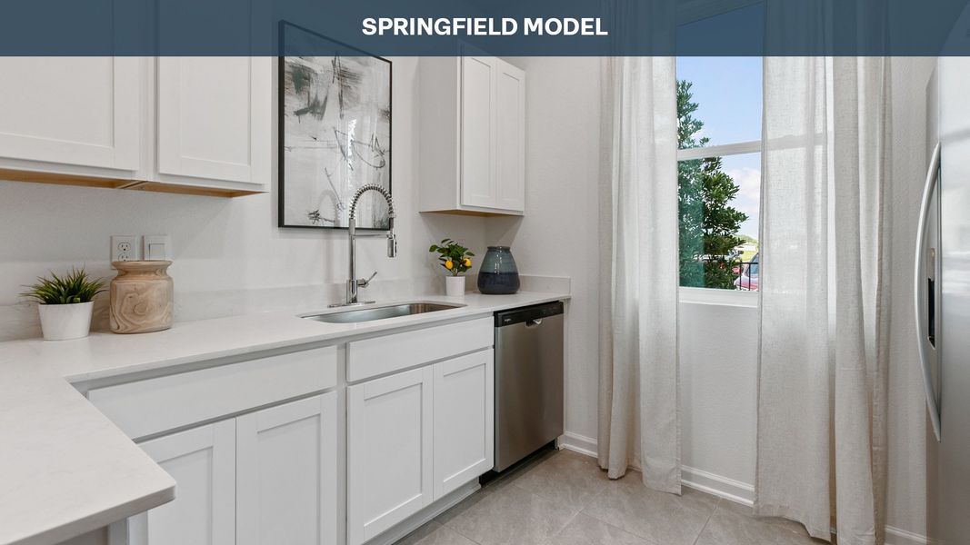 Furnished interior view inside a new home in Cordera Townhomes, St. Augustine (Image 17).
