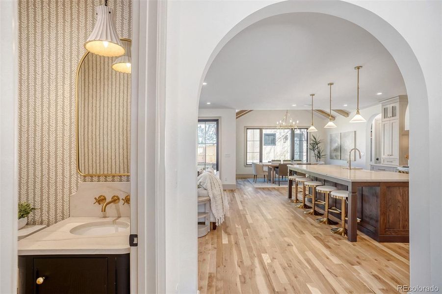 Furnished interior view inside a new home in , Denver (Image 30).